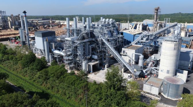 Swiss Krono's energy installation in Sully